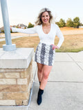 Slither Snakeskin Skirt