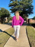 Fuchsia sweater 